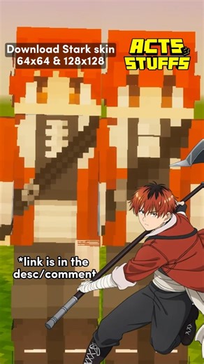 Stark Skin 64x64 & 128x128 - Support Action & Stuff Texture