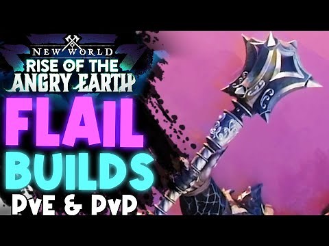 Flail Builds For PvE & PvP! ⚔️New World Flail Guide with Ability Overview & Gear