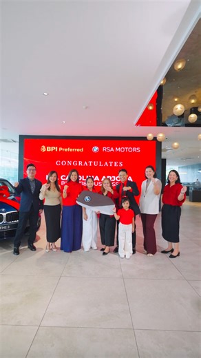 43K views · 322 reactions | Relive the excitement as BPI Preferred client Ms. Carolina Arjona drives away in her brand-new BMW 318i Business — the grand prize of our Drive, Sail, Getaway promo. ✨​ ​BPI Preferred will soon offer more rewarding offers—stay tuned. ​ ​#BPI #DoMorewithBPI #BPIPreferred #PreferredLife​ ​Regulated by the Bangko Sentral ng Pilipinas. https://www.bsp.gov.ph | BPI | Facebook