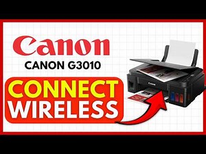 How To CONNECT Canon G3010 Printer to Laptop Wireless (EASY) 2026
