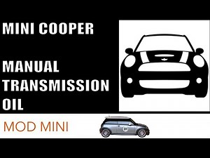 How to Change Manual Transmission Oil - MINI Cooper R53 R56 F56
