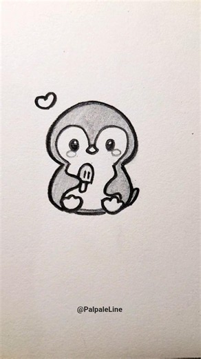 How To Draw Cute Things ✏️ Penguin Ice Cream #drawing #art #tutorial #cute #howtodraw #easy