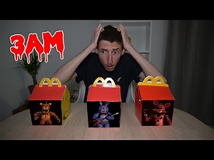 NE JAMAIS COMMANDER UN HAPPY MEAL FNAF AU MCDONALDS à 3H DU MATIN !