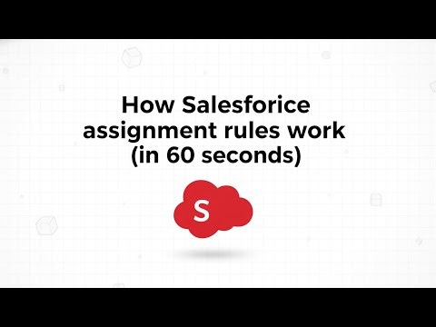 How Salesforce assignment rules work (in 60 seconds)