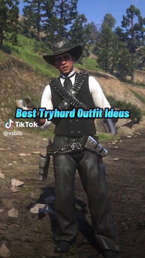Best tryhard outfit ideas for red dead online 🤠 #fyp #rdo #rdooutfits #rdr2 #tryhard