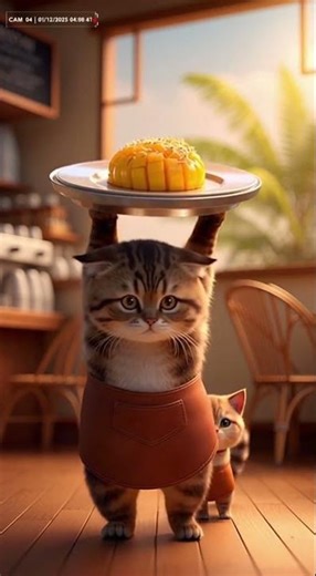 Captures Unexplainable Behavior from A Highlander Cat