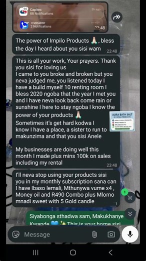 The power of Impilo Products 💙✨️#impiloproducts