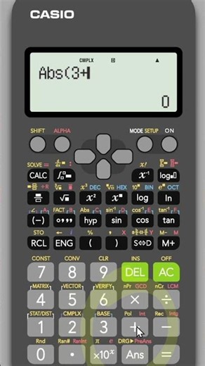 Magnitude & Phase of Complex Numbers using Scientific Calculator | ECA(M)-02_5 #Shorts