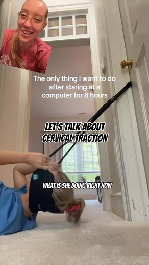 Let’s talk about cervical traction. Gentle traction is generally safe but just like anything, it can be used improperly. Talk to a physical therapist or your provider about what may be best for your condition. #cervicaltraction #neckpain #neckhammock #spinehealth￼ | Dr. Betsy Grunch - Ladyspinedoc