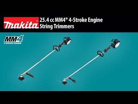 MAKITA 25.4 cc MM4® 4-Stroke Engine String Trimmers (EM2650LH, EM2652LHN)