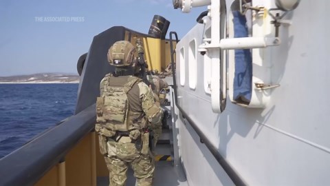 Cypriot and Greek special forces and international fleet take part in counterterrorism drill at sea