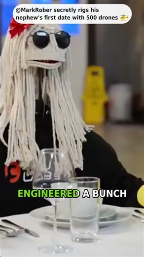 @MarkRober rigged his nephew's ENTIRE first date with 500 drones 😳