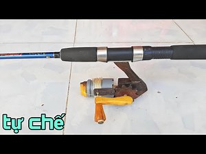 how to make a vertical fishing reel | how to make a fishing rod