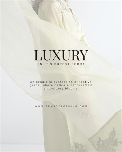 ARMAS | A graceful celebration of festivity, where handcrafted adda embroidery unfolds in timeless artistry — a perfect fusion of elegance and ease... | Instagram