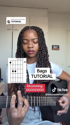 Guitar Tutorial for Clairo's 'Bags'