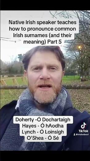 how to pronounce irish surnames #ireland #irishlanguage #gaelic #irishnames