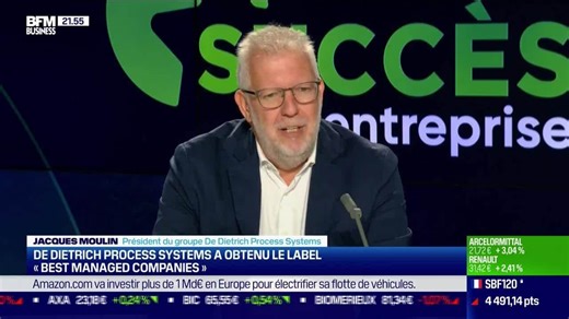 Succès d'entreprise : De Dietrich Process Systems a obtenu le label "Best Managed Companies" - 10/10