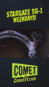 Exploring new worlds, facing ancient enemies and unlocking the secrets of the universe. Welcome to Stargate SG-1. Watch the adventure unfold weekdays at 11/10c on COMET! | Watch Comet