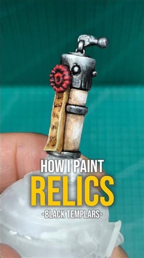 How I repaint JOYTOY Black Templars relic details 🔥From factory finish to battle-ready upgrade.