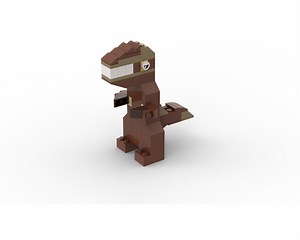 LEGO MOC-87804 11011 Dinosaur (brown) (Classic 2021)