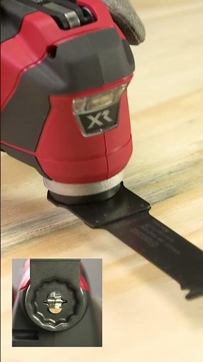 早い、簡単、便利。ブレード交換はワンタッチ！ 「充電式マルチツール」