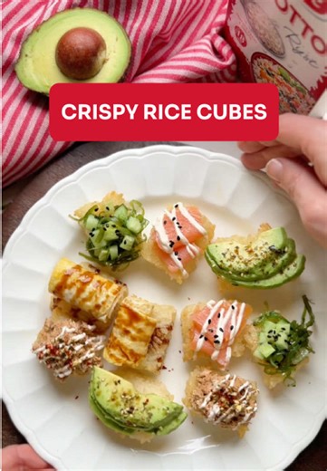 Crispy Rice Cubes voor je Borrelplank