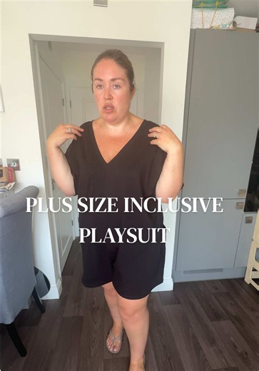 Plus Size Inclusive Playsuit OOTD — 46% Off Today
