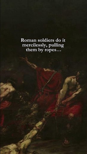 Their suffering becomes a spectacle