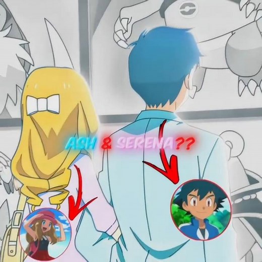 Ash Finally Reunites With Serena #pokemon #edit #shorts