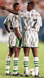 85K views · 3.7K reactions | When the Super Eagles put the world on notice 礪 Dive deep into the history of the iconic 1994  side, packed with talent such as Finidi George, Jay-Jay Ockocha and Nwankwo Kanu at their first FIFA World Cup™ outing  Stream the original documentary, The Debut: Nigeria, FREE on FIFA+  https://f.plus/NigeriaTheDebutFB | FIFA+ | Facebook