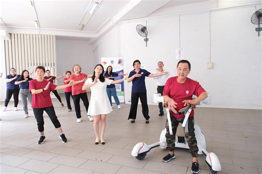 Anti-fall robot helps elderly stay active