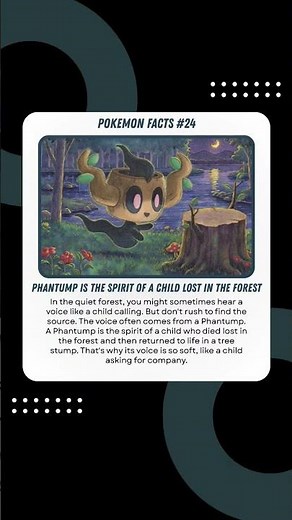 Phantump Is the Spirit of a Child Lost in the Forest