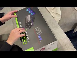 5090 ROG Astral LC Unboxing
