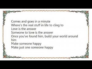 Caterina Valente - Make Someone Happy Lyrics