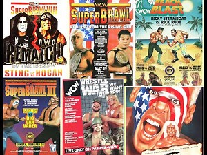 My Favorite WCW Pay Per View Posters of All Time #wwe #wcw #wcwwrestling