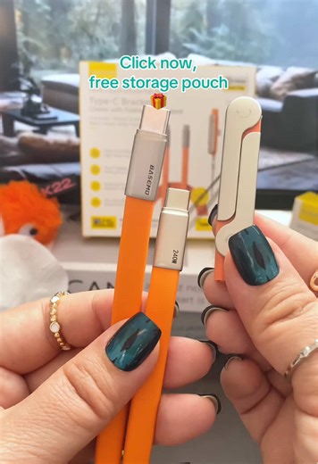 It’s 2026 and this somehow wasn’t a thing until now 🤯📱⚡ A fast-charging cable that also turns into a phone stand so you can game, watch, scroll, or work while charging. The right-angle design keeps cables out of the way, reduces strain, and makes desk, car, and travel setups way cleaner. One cable, less clutter, faster charging — this just makes sense. #charger #chargers # #usbc #fastcharger