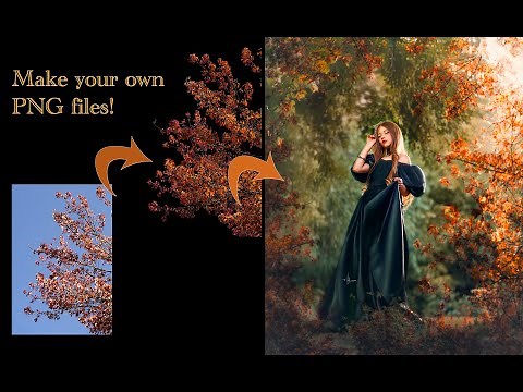 How to Cut out Tree's for Perfect PNG Files | Photoshop Tips
