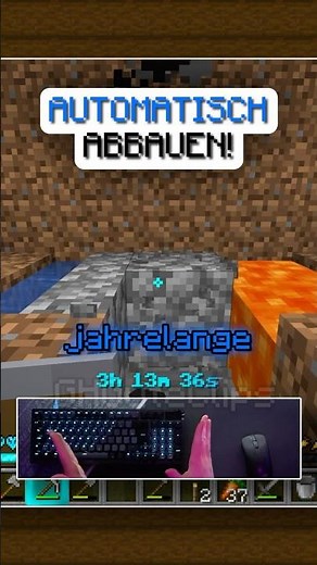 Automatic Mining in MINECRAFT