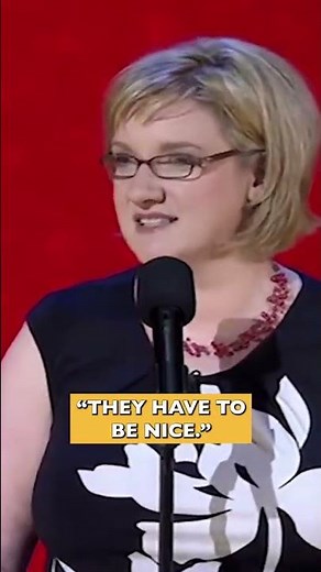 She is 100% correct. #sarahmillican #standup #britishcomedy