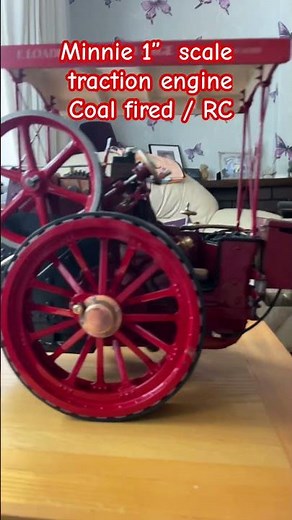 Minnie 1” scale traction engine coal fired with RC steering and accelerator
