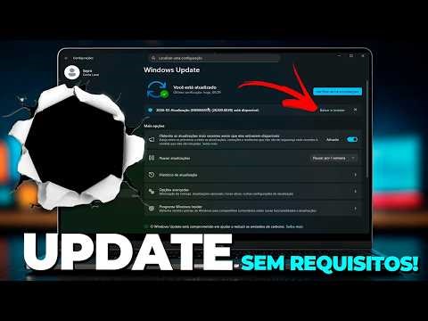 Urgente Nova VERSÃO do Windows 11 Chegou via Windows Update - MS REMOVE Requisitos de INSTALAÇÃO