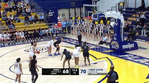 1.6K views · 19 reactions | : Kent State rallied past Ohio for a thrilling 71–68 win Wednesday. After erasing a seven-point first-quarter deficit, the Golden Flashes took control in the second quarter and held off the Bobcats down the stretch to seal the victory. Kent State Women's Basketball | #MACtion | Mid-American Conference | Facebook