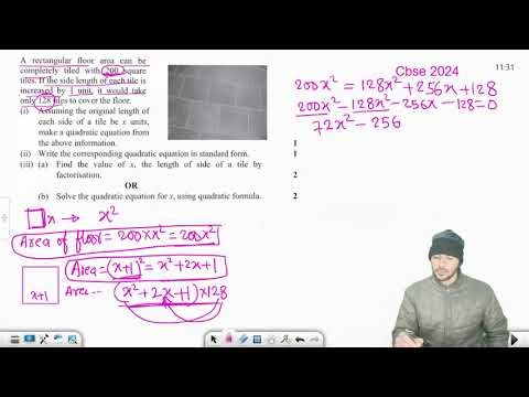 Quadratic Equation case study pyq