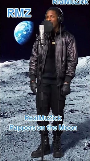 Rappers on the Moon #moonrap #moonstyle #freestyle #rap #freestylerap #rap #rapper #moon #fyp