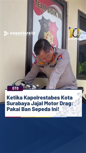 Kapolrestabes Surabaya, Kombes Pol Luthfie Sulistiawan menjajal sebuah motor drag yang disita diduga dipakai balapan liar di jalanan kota Surabaya. Dalam video yang ia unggah tersebut ia sempat kaget bahwa biaya untuk membangun satu sepeda motor drag tersebut berkisar Rp30-40 juta. Sebelumnya, Polrestabes Surabaya berhasil mengamankan belasan motor yang digunakan untuk balapan liar. Kombes Pol Luthfie menjelaskan belasan motor itu diamankan dari kawasan Ngagel dan Diponegoro Surabaya. ----------