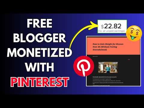Free Blogger + ADS + Pinterest = $$$ 🤑