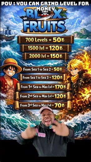 POV: Leveling in Blox Fruits Just Changed #bloxfruits #gaming