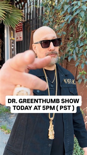 BREAL.TV™ on Instagram: "Tune in to @thedrgreenthumbshow today at 5PM PST ‼️ Just for today 👊🏽 #BREALTV 📺"