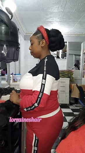 2 part sew in 450 with yo 24 inch waterwave Peruvian hair #fyp #trending #lorraineshair