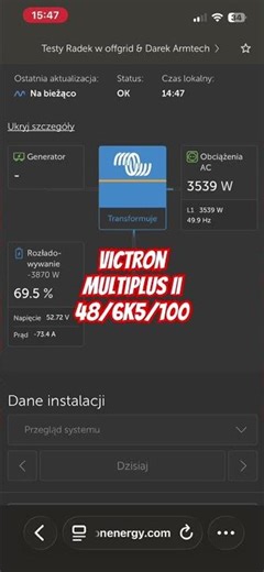 Victron Multiplus testy testy czy to warte tych pieniędzy !!!